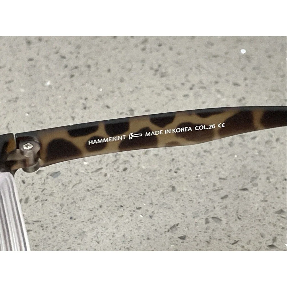 Hammerint HAM 0114 Eyeglasses Frames ONLY 50-19-138 Col. 26 Korea Tortoise